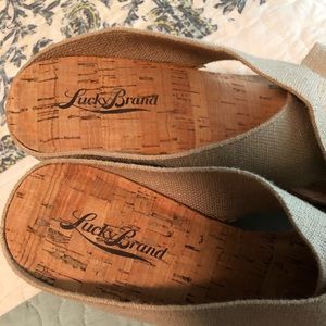 Lucky Brand Wedge Cork Sole Heel